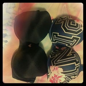 Pink everywhere T-shirt/lightly lined bra